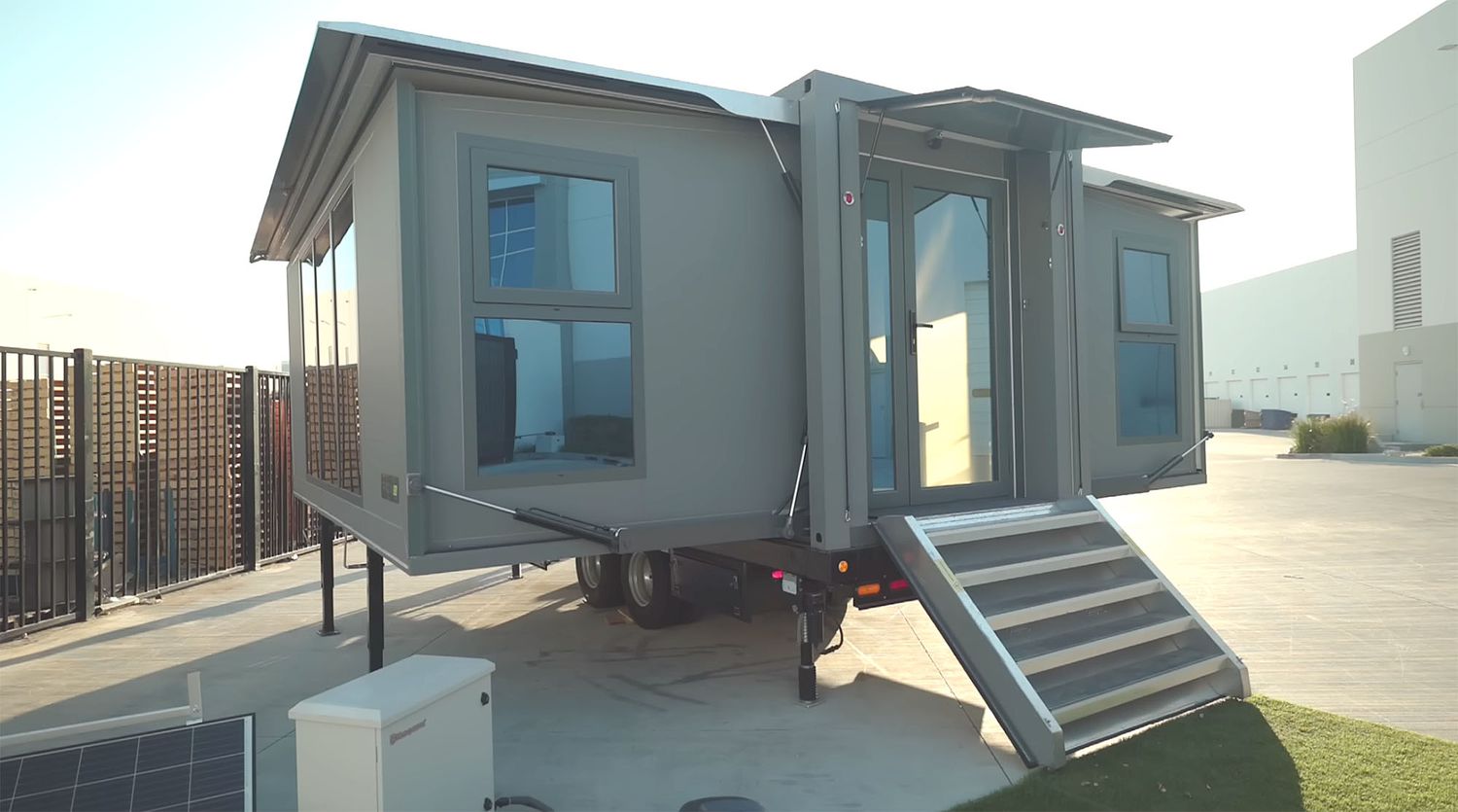 This Foldable Tiny Dwelling Expands to twenty Ft Intensive